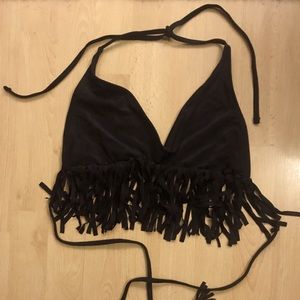 Fringe bikini top